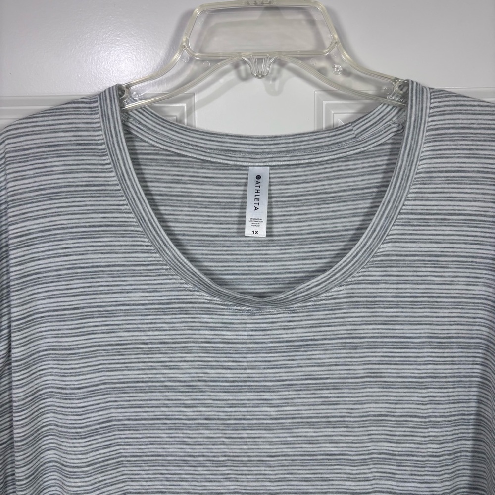 Athleta Cloudlight Stratus Oversized Striped Tee … - image 5